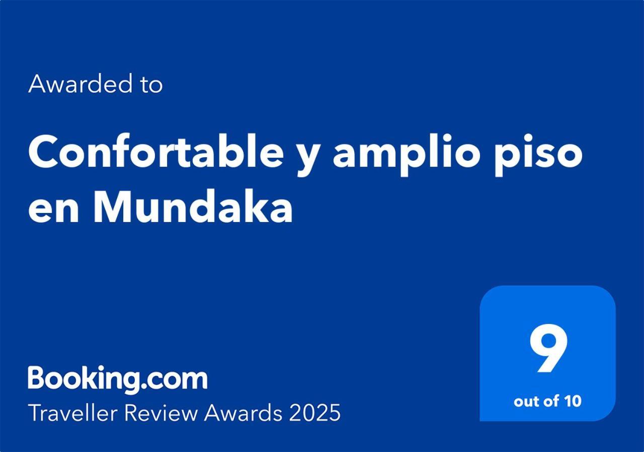 Confortable Y Amplio Piso En Мундака Екстериор снимка
